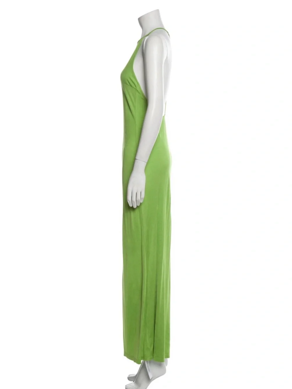 Simon Miller Lime Green Ribbed Maxi Dress